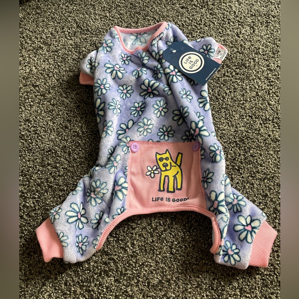 Life is Good Kids' Floral One Piece - Blue and Pink